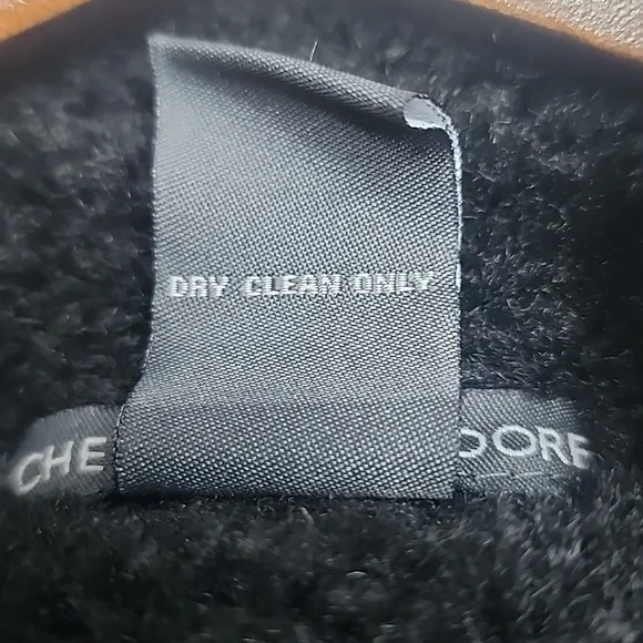 Chelsea And Theodore Large Coat Classy Warm Faux Fur Sherpa Lined - Picture 16 of 16